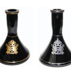 GANGSTA™ VASE gold/silver LOGO
