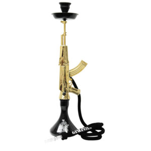 Gangsta Hookah: Shooter - gold, 1 Hose