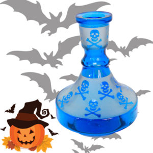 Patterned Hookah Vase (skull, dragon, fish etc)